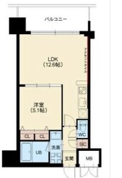 グランカーサ新大阪SOUTHの物件間取画像